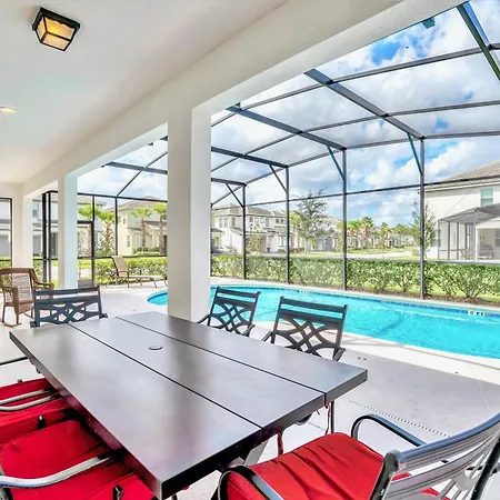 8Br Family Home - Pool Bbq Games - Near Disney